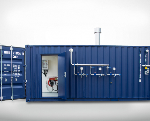 1000 kg/h steam container delivered