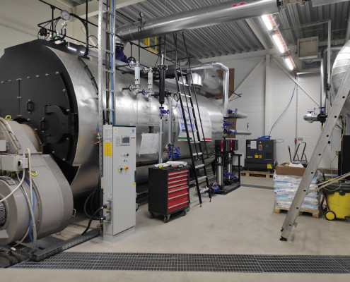 Dual fuel 10 t/h steam boiler ready to go!